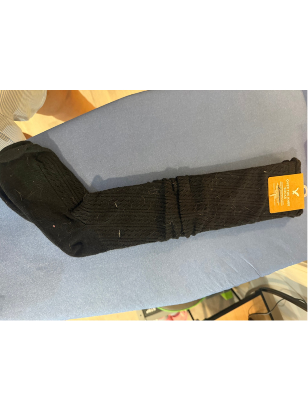Women's American Eagle Over The Knee Socks One Size Black